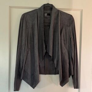 Kut from the Kloth Women's Charcoal Suede Blazer